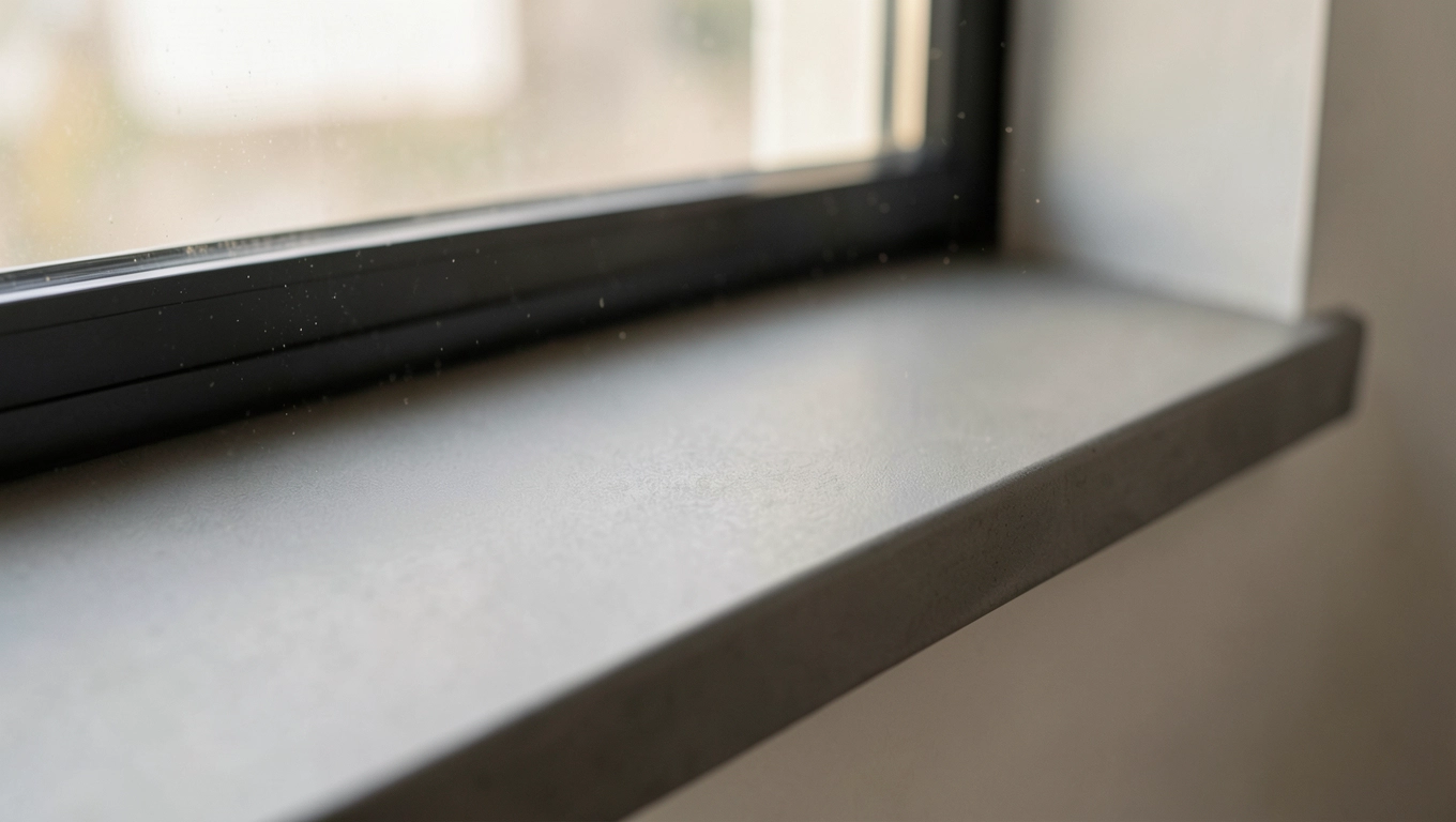 mikrocement na parapet