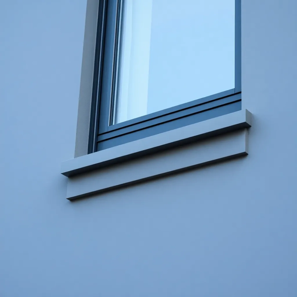 Okna antracyt jaki parapet zewnętrzny