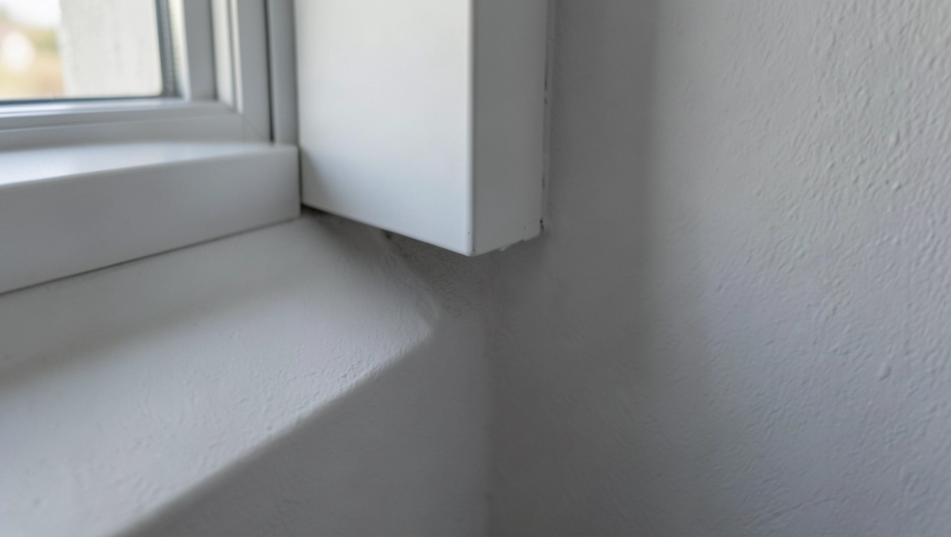 parapet równo ze ścianą