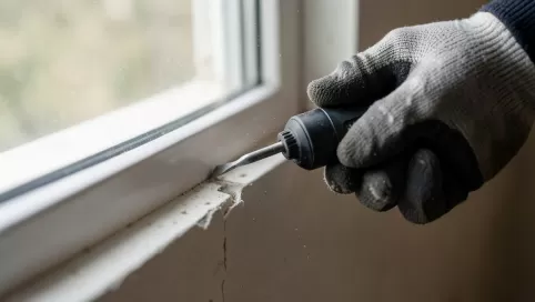 jak wyciąć parapet wewnętrzny
