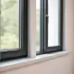 Okna antracyt jaki parapet wewnętrzny