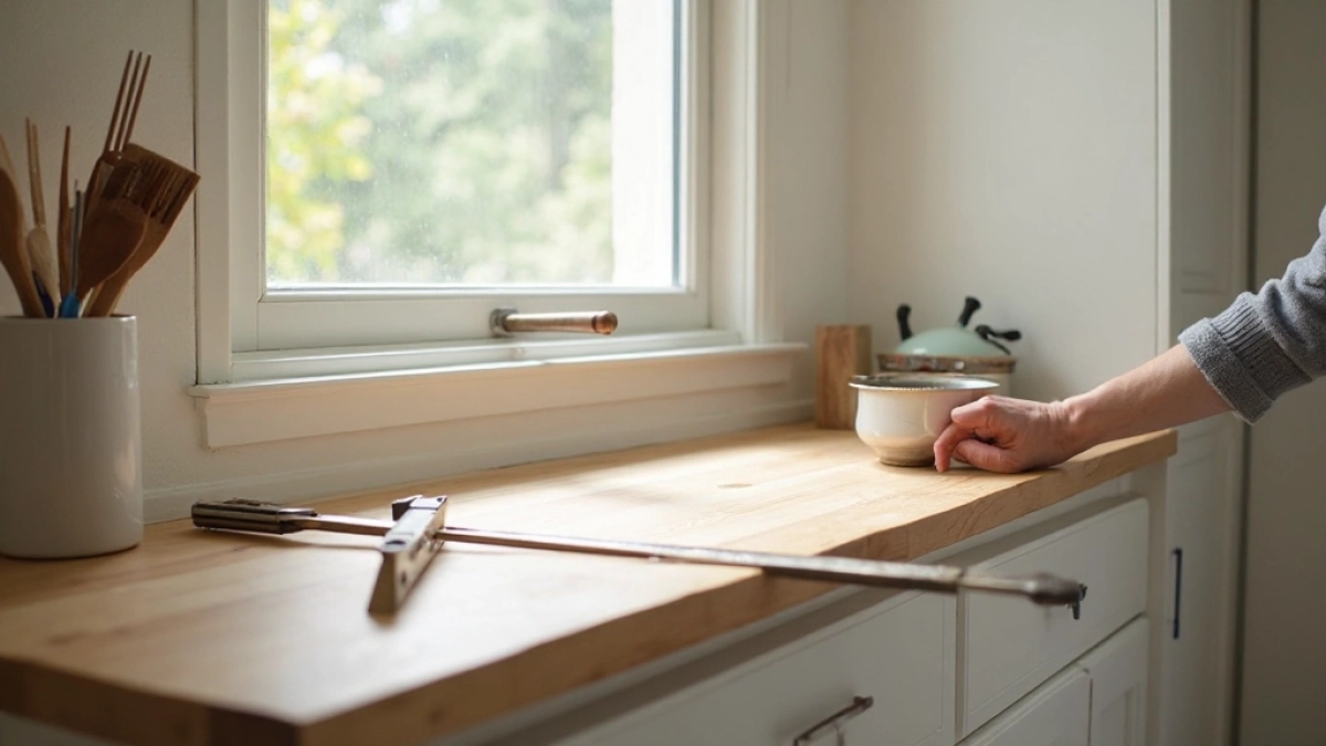 Jak zamontować blat zamiast parapetu