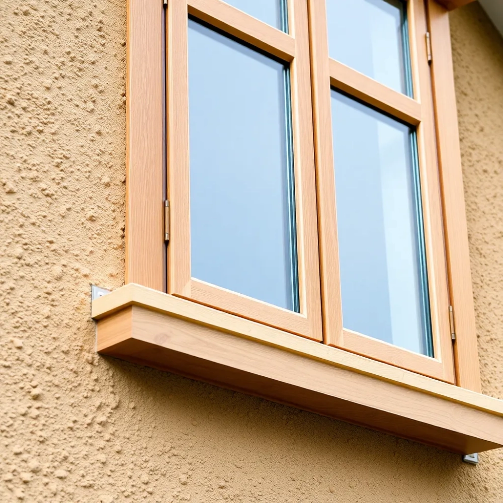 Okna złoty dąb  jakie parapety zewnętrzne