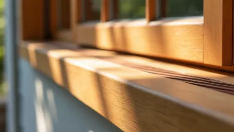 Jakie parapety zewnętrzne do okien złoty dąb