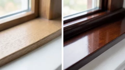 parapet drewniany olejowany czy lakierowany